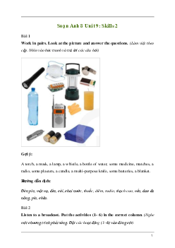 Giải Tiếng Anh 8 Unit 9: Skills 2 | Kết nối tri thức