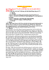 Nội dung ôn tập tự luận môn Lịch sử Đảng | Đại Học Hà Nội