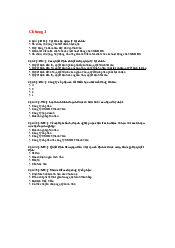 TOP 200 câu trắc nghiệm Quản lý tài chính | Trường đại học Điện Lực