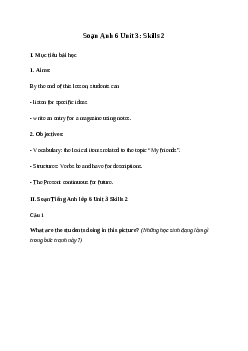 Giải Tiếng Anh 6 Unit 3: Skills 2 | Global Success