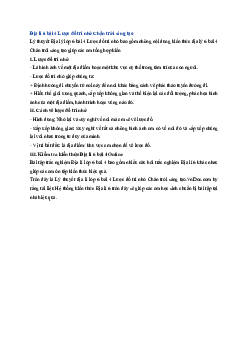 Lý thuyết địa lý lớp 6 bài 4 | chân trời sáng tạo