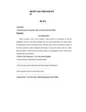 Đề ôn tập cuối kỳ lớp 5 học kỳ II | Đại học Nội Vụ Hà Nội