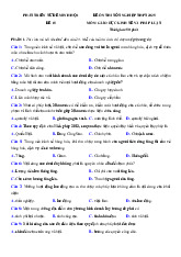Đề thi thử tốt nghiệp THPT 2025 môn Giáo dục Kinh tế và Pháp luật bám sát đề minh họa - Đề 15
