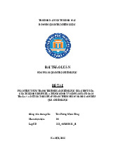 Phân Tích Chiến Lược Khác Biệt Hóa Thương Hiệu Phê La | Bài thảo luận quản trị chiến lược