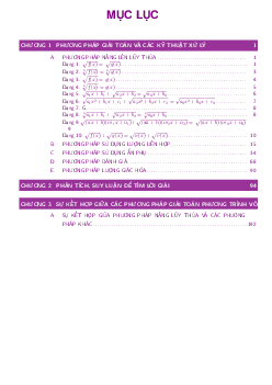 Chuyên đề phương trình vô tỉ – Phạm Kim Chung