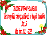 Giáo án điện tử Tiếng việt 1 bài 4 Chân trời sáng tạo: Học vấn: uc, ưc