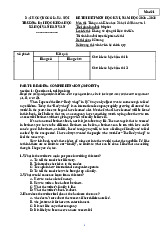 Đề thi thử môn Tiếng Anh, Trường Đại học Xã Hội và Nhân Văn  . Thi hết HK1