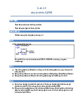 Báo cáo Môn Vi xử lý 1 | Đại học Sư phạm Kỹ thuật Thành phố Hồ Chí Minh