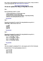 50 Câu Trắc Nghiệm Dao Động và Sóng Điện Từ Cơ Bản  môn Vật lý đại cương 2  | Học viện Công Nghệ Bưu Chính Viễn Thông