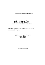 Bài tiểu luận về quy luật giá trị liên hệ thực tiễn | Đại học Kinh Tế Quốc Dân