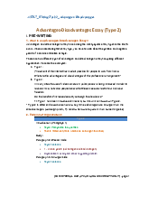 Advantages-Disadvantages Essay (Type 2)  - Công nghệ thông tin | Đại học Văn Lang