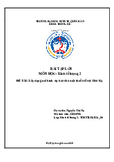 Bài tập lớn Mô hình dự báo cổ tức Hoa Kỳ môn Kinh tế lượng | Đại học kinh tế Quốc dân