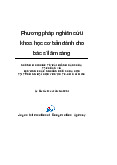 Phương pháp nghiên cứu  khoa học cơ bản dành cho bác sĩ lâm sàng | Học viện Báo chí và Tuyên truyền