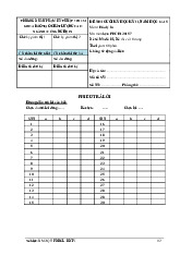 Đề cương môn Hóa lý 1- Trường Đại học bách khoa - Đại học đà nẵng.