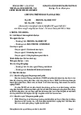 Đề cương môn thương mại điện tử - trường đại học kinh tế- tài chính Hồ chí minh