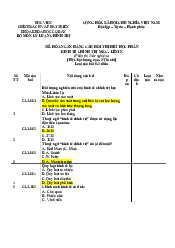 Đề thi hết học phần môn Kinh tế chính trị Mác-Lênin | Học viện Chính sách và Phát triển