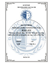 Vận dụng lý thuyết “Địa – Văn hóa” để lý giải về sự đồng nhất và khác biệt văn hóa giữa các vùng - miền ở Việt Nam| Bài tập nhóm môn đại cương văn hóa- Trường Đại học Lao động - Xã hội