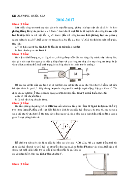 Bộ 25 đề thi olympic vật lí 10 trường chuyên có lời giải chi tiết
