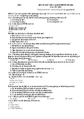 Bộ đề thi thử tốt nghiệp THPT 2025 môn Tin học bám sát đề minh họa - Số 1 (có đáp án)