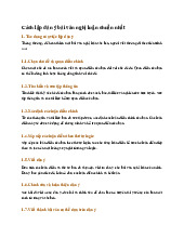 Cách lập dàn ý bài văn nghị luận chuẩn nhất - Ngữ văn 9