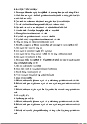 Bài tập chương 3 Trắc nghiệm - Triết học Mác - Lênin | Trường Đại học Mở Hà Nội