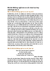 Mở bài Những ngôi sao xa xôi chọn lọc hay nhất Ngữ văn 9