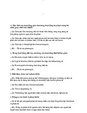 Đáp án trắc nghiệm môn Tâm lý học tư pháp - Luật Kinh Tế | Trường Đại học Mở Hà Nội