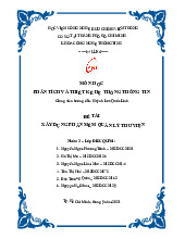 Bài luận cuối khóa Đề tài Quản lý thư viện môn Thiết kế hệ thống quản lý thư viện | Học viện Công Nghệ Bưu Chính Viễn Thông