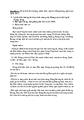 Chủ đề 11: Phân tích Chủ trương chiến lược mới của Đảng - Lịch Sử Đảng | Trường Đại học Công nghệ, Đại học Quốc gia Hà Nội