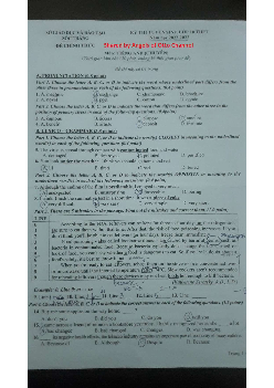 Đề thi tuyển sinh vào lớp 10 THPT Chuyên tỉnh Sóc Trăng năm học 2022-2023