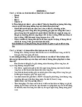 Đề cương ôn thi môn Kinh tế tài nguyên | Học viện Nông nghiệp Việt Nam