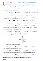 Đề Thi Thử Tốt Nghiệp THPT 2025 Môn Toán Sở GD Quảng Bình Giải Chi Tiết