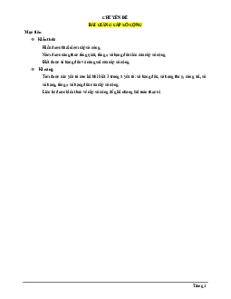 Bài giảng cấp số cộng