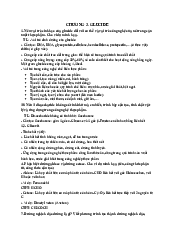 Chương 3: Glucide - Đề cương ôn tập giữa kì môn Hóa đại cương | Đại học Bách Khoa, Đại học Đà Nẵng