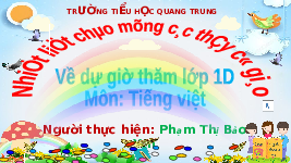 Giáo án điện tử Tiếng Việt 1 Tập 2 Chủ Đề 6 Bài 2 Kết nối tri thức: Bảy sắc cầu vồng