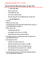 Đề tài: Thiết Kế Phần Mềm Quản Lý Sinh Viên môn Business and Technology| Trường Đại học Kinh doanh và Công nghệ Hà Nội