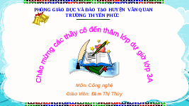 Giáo án điện tử Công nghệ 3 Bài 5 Cánh diều: Sử dụng máy thu hình (tiết 2)