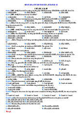 Đề cương ôn tập học kì I môn Hóa học 12