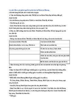 Giải sách giáo khoa môn Lịch sử 6 Bài 19 Bước ngoặt lịch sử đầu thế kỉ X | Chân trời sáng tạo