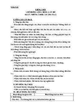 Bài 27: Những chiếc áo ấm - Tiết 1+2 | Giáo án Tiếng Việt 3 | Kết nối tri thức