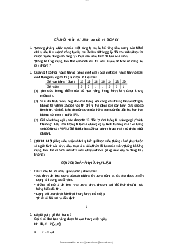 Câu hỏi tự luận thống kê ứng dụng