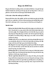 Bảng cân đối kế toán: Tài liệu báo cáo tài chính cốt lõi môn Phân tích báo cáo tài chính | Đại học Đồng Tháp