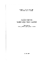 Giáo trình - Triết học Mác Lenin| Đại học Kinh Tế Quốc Dân