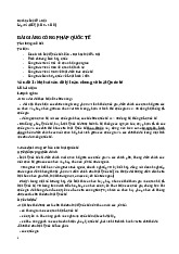 Bài giảng công pháp quốc tế | Trường Đại học Luật - Đại học Quốc gia Hà Nội
