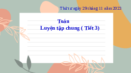 Giáo án điện tử Toán 4 Tập Đọc Chân trời sáng tạo: Luyện tập chung