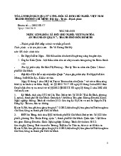 Bản Án Hình Sự Sơ Thẩm môn Luật kinh tế | Trường đại học Mở Hà Nội