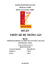 Đồ án thiết kế hệ thống sấy nước cam môn Kỹ thuật nhiệt | Trường Đại học Bách Khoa Hà Nội