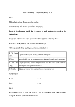 Giải Tiếng Anh 11 Unit 3: Speaking