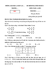10 Đề Thi Học Kỳ 2 Toán 8 Kết Nối Tri Thức Có Lời Giải Chi Tiết