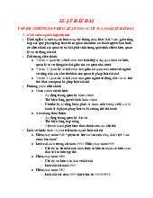 Đề cương môn Luật đất đai - Trường Đại học lao động -  xã hội